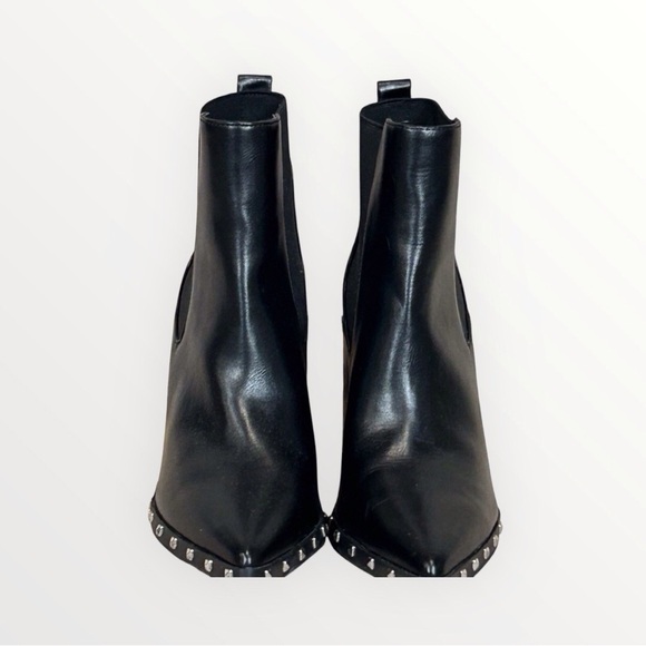 Charles David Women's Black Dodger Studded Booties Shoes Size 8 - Picture 3 of 13